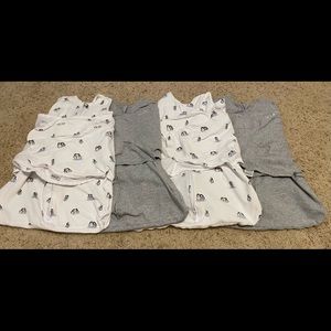 4 Halo Sleep Sacks | 2 Grey & 2 White with penguins